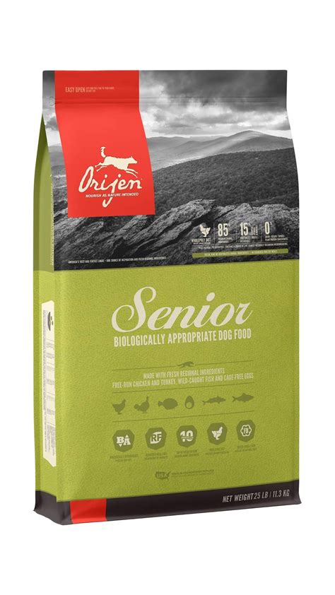 All puppies do best on a diet that is rich in protein and fat from whole animal ingredients to support peak growth and development. ORIJEN Senior High-Protein** You can find more details by ...
