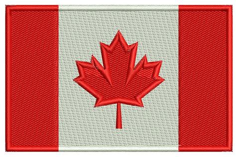 Canada flag machine embroidery designs (521598) | Embroidery Designs ...