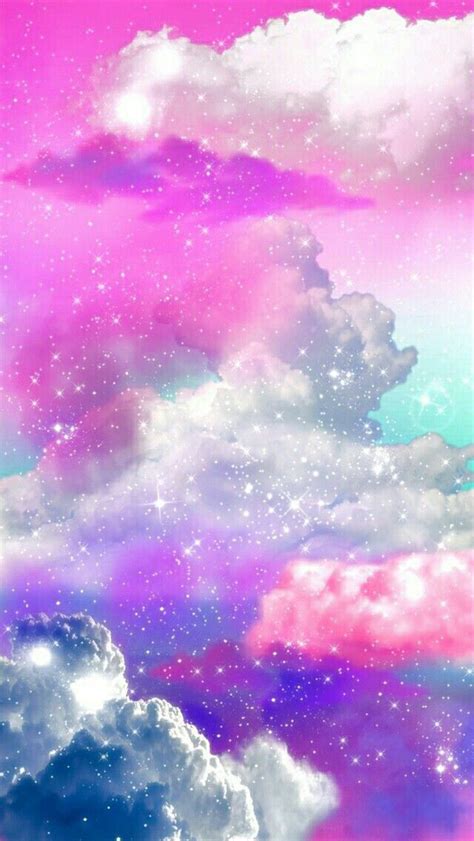 Clouds Kawaii Pastel Galaxy Background Koplo Png