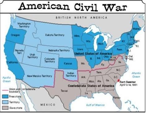 Usa Map During The Civil War Topographic Map Of Usa With States