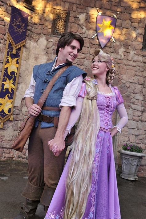 Rapunzel And Flynn Rider From The Walt Disney Pictures Animated Feature