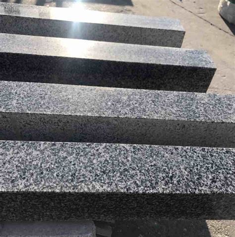 G654 Block Pandang Grey Black Stone Tile For Building Door Or Steps