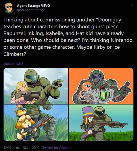 Commisions Doomguy And Isabelle Know Your Meme