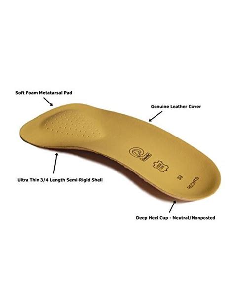 Buy Emsold Ultra Thin Orthotic With Metatarsal Pad And Deep Heel Cup