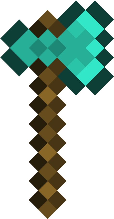 Diamond Axe Minecraft Png