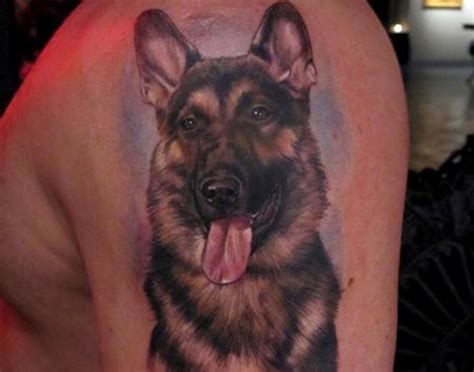 The 15 Coolest German Shepherd Tattoo Designs In The World