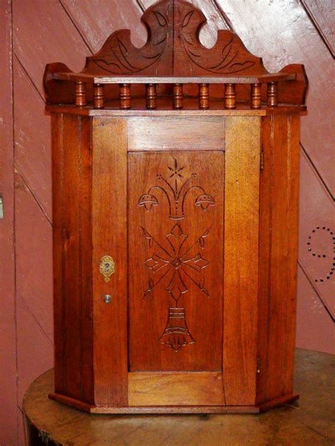 Corner mirror corner bathroom vanity small bathroom bathroom ideas corner medicine cabinet recessed medicine cabinet diy storage storage spaces wall mounted shelves. Antique 19th Century Hanging Walnut Corner Medicine ...