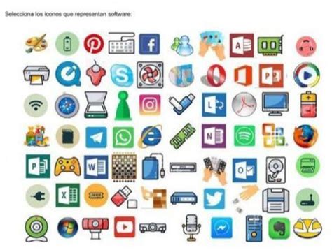 Selecciona Los Iconos Que Representan Software Brainly Lat