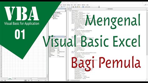 VB 1 Cepat Mengenal Visual Basic Excel Bagi Pemula YouTube
