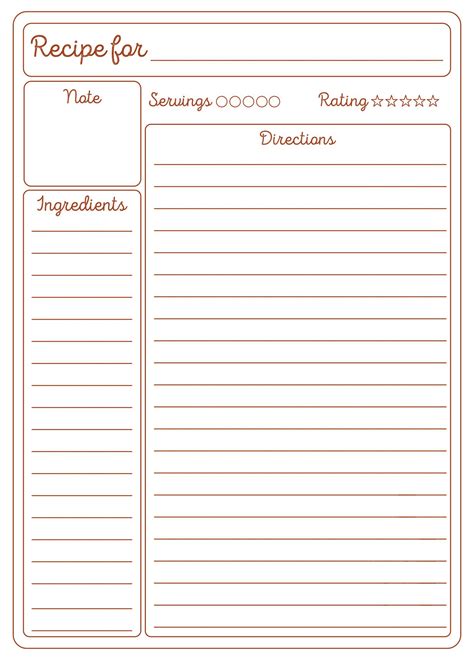 Word Recipe Card Template 4x6 For Your Needs