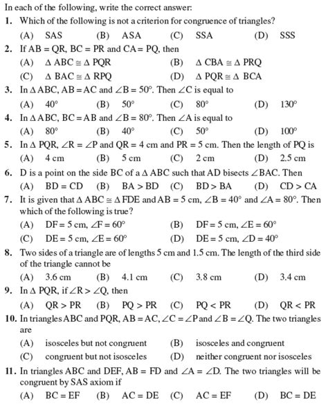 Standards related links discussion questions activities for students reproducible materials standards. Class 9 Important Questions for Maths - Triangles | AglaSem Schools