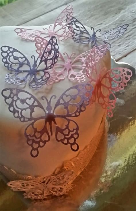 Cake Decorations Sugar Butterfly Cake Decorations