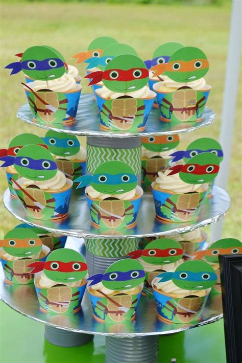 Teenage Mutant Ninja Turtles Birthday Party Ideas Photo 1 Of 37