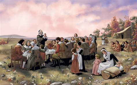 Happy Thanksgiving Pilgrims Thanksgiving Come Ye Thankful People
