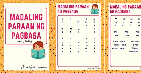 Madaling Paraan Sa Pagbasa Booklet Printable Format Free To Download