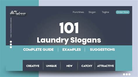 Creative Laundry Slogans Ideas Taglines Tiplance