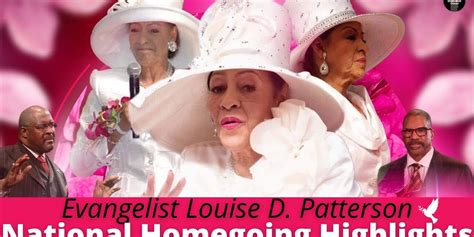 Membros Do Cogic Lembram Da Evangelista Louise D Patterson Portal