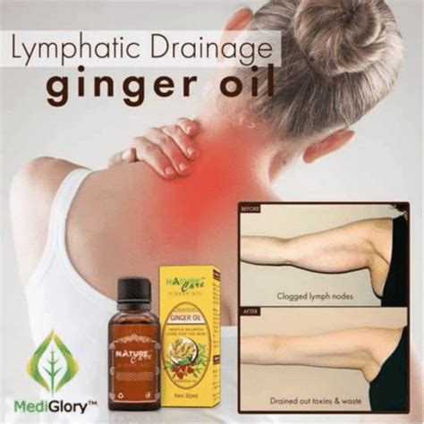 Naturecare Official Retailer Lymphatic Drainage Ginger Oil