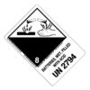 Hazard Class Corrosive Material Non Worded High Gloss Label