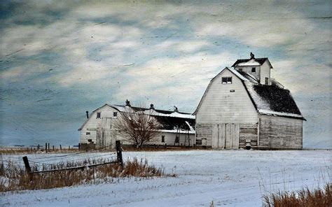 Farm in Winter HD Wallpaper | Background Image | 2560x1600 | ID:534081 ...