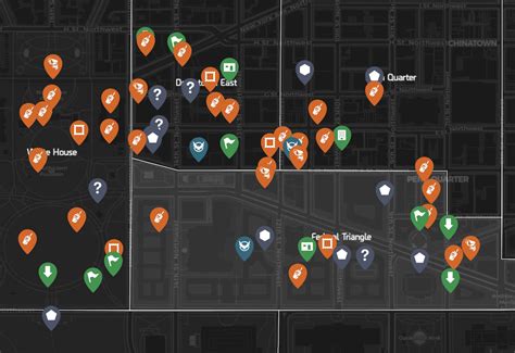 The Division 2 Map Interactive Map Of Division 2 Locations