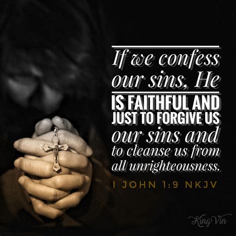 If We Confession Our Sins I Live For Jesus