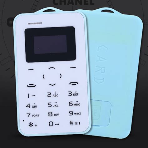 Aeku Aiek M5 Plus Card Mobile Phone 45mm Ultra Thin Pocket Mini Slim