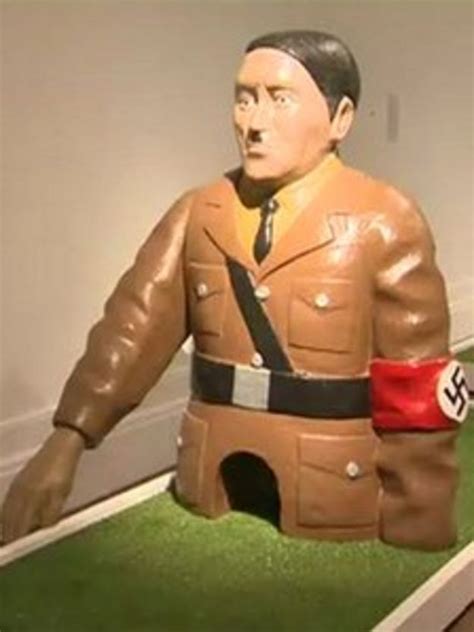 Adolf Hitler Golf Art In Blackpool Tasteless Bbc News