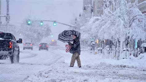 Weather Updates Late Winter Storm Brings Snow And Rain To The