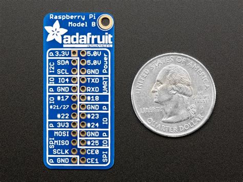 Adafruit Gpio Reference Card For Raspberry Pi Model B The Pi Hut