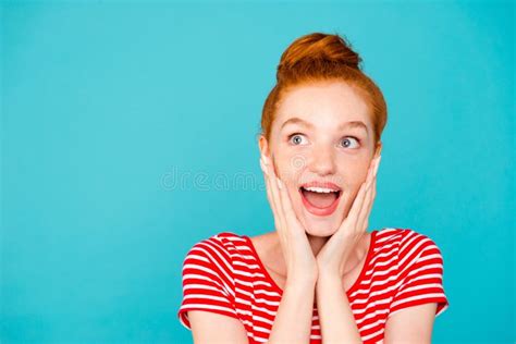 Close Up Portrait Of Nice Cute Attractive Adorable Lovely Pretty Stock Image Image Of
