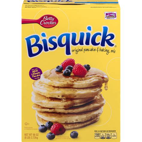 Bisquick Original Pancake And Baking Mix 96 Oz Pancake Mixes And Syrup