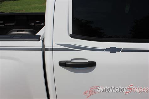2013 2018 Chevy Silverado Stripes Elite Truck Side Body Pin Striping