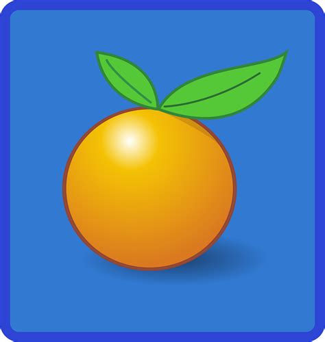 Clipart Tile Orange