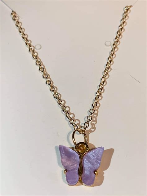 Butterfly Necklaces Etsy