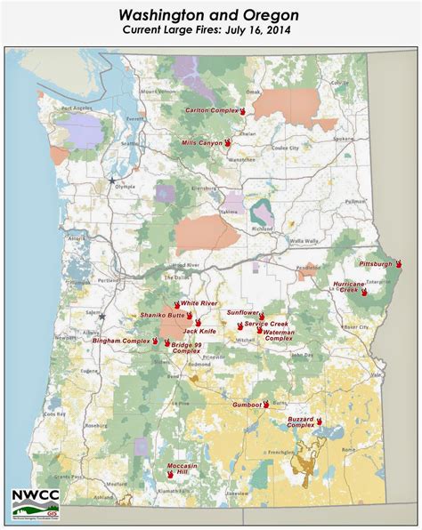 Current Fire Map Oregon World Map Gray