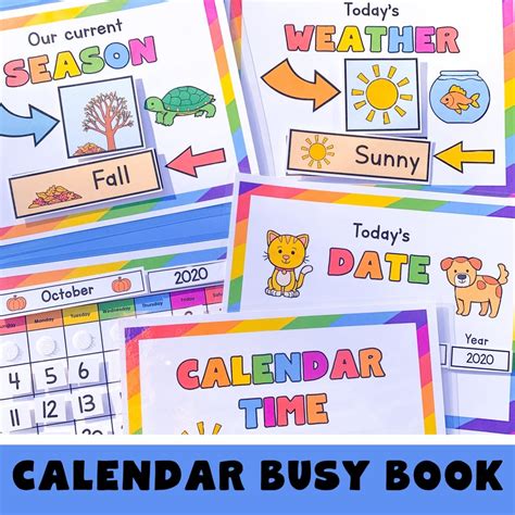 Calendar For Kids Learning At Home Printable Calendar Time Etsy In