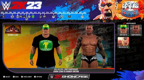 WWE 2K23 John Cena Showcase ALL 14 Matches Gameplay PS5 YouTube