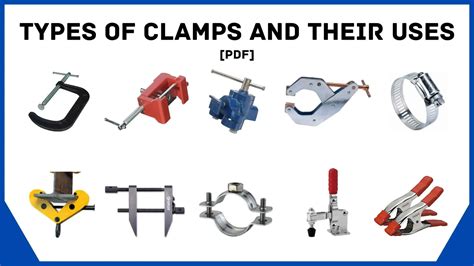 37 Types Of Clamps And Their Uses How To Use Guide Pdf