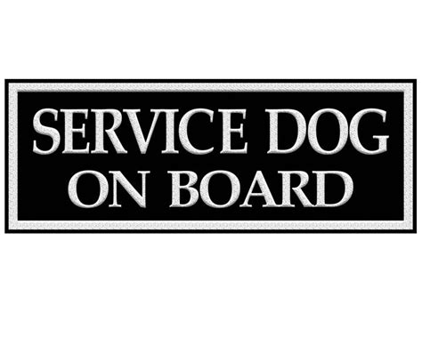 Printable Service Dog Signs