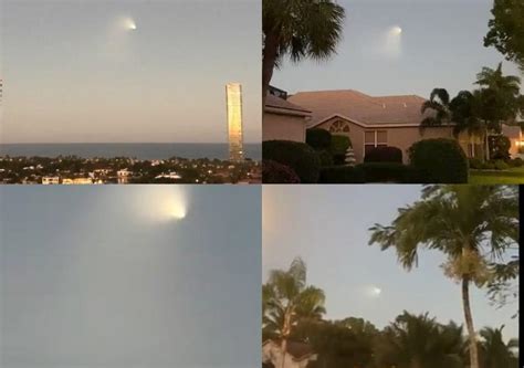 People In Us Florida Share Pics Of Strange Object In Sky Turns Out