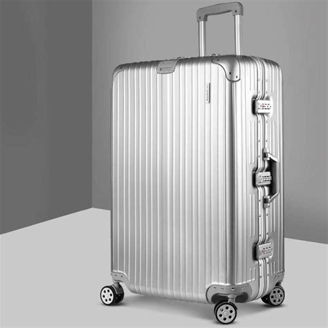 Wanderlite 28 Luggage Travel Suitcase Set Tsa Aluminum Woolworths