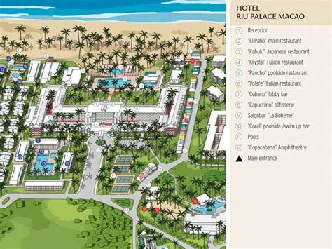 Resort Map Riu Palace Macao Punta Cana Dr