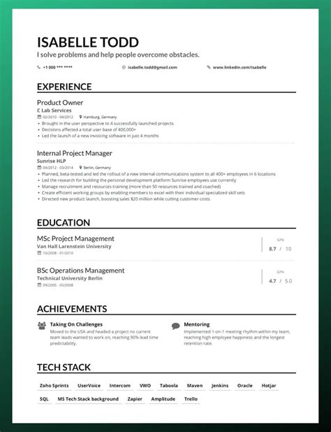 Popular resumes and cover letters. The Novice Guide to Creating A Plain Text Resume ...