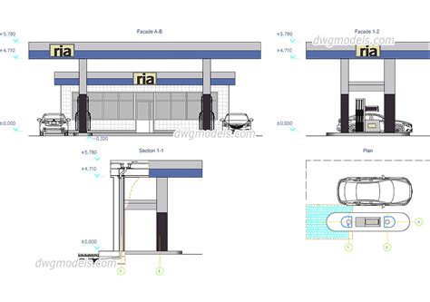 Petrol Station Design Layout
