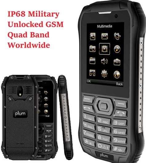 Rugged Unlocked Cell Phone 4g Gsm Ip68 Military Grade Water Shock Proof