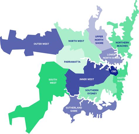 Sydney-Suburbs-Map - Skip Hire Sydney
