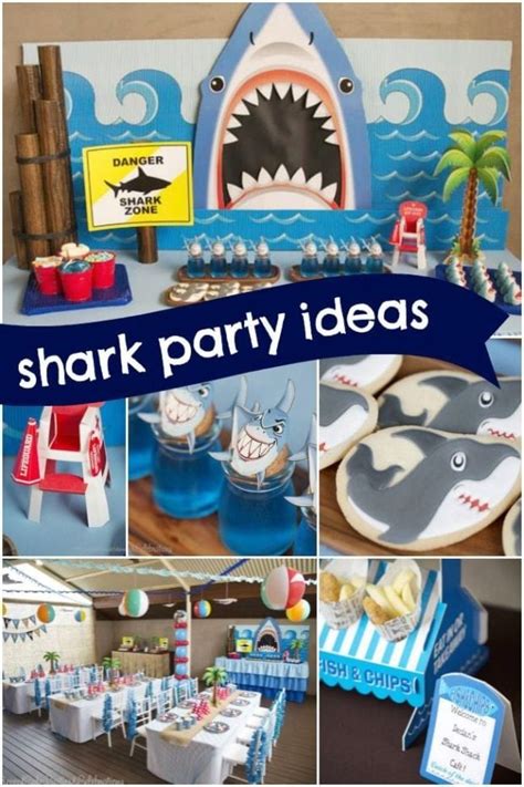 A Fin Tastic Boys Shark Party Spaceships And Laser Beams