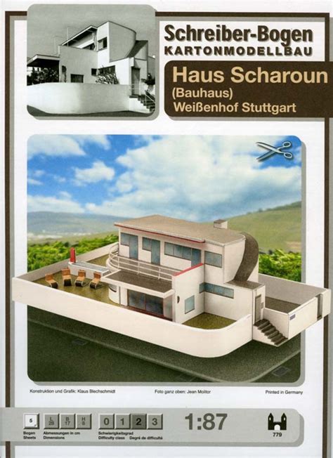 Weitere ideen zu ikea badezimmer, ikea, ikea godmorgon. Bouwplaat SB 779 Haus Scharoun (Bauhaus) | H0 1:87 ...