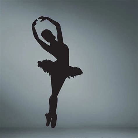 home and garden ballerina silhouette dancer vinyl decal sticker girl ballet choose color décor